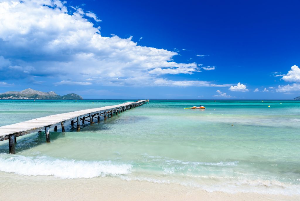 Playa De Muro Mallorca Spanien Playa De Muro Karte IXXLIQ